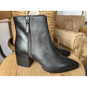 Paolo Linea Bootie Women's 10M Black Viva-L New